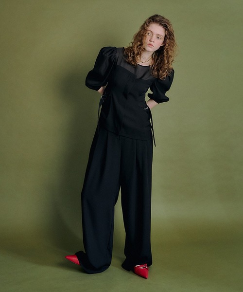 【et.UNiVER】separated pants combination separated pants combination（パンツドレス）｜et.UNiVER（エト