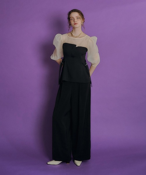 スーツ・フォーマル・ドレス et.UNiVER separated pants combination separated pants combination（パンツドレス）｜et.UNiVER（エト
