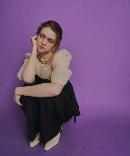 et.UNiVER（エトユニベール）の「separated pants combination（パンツ