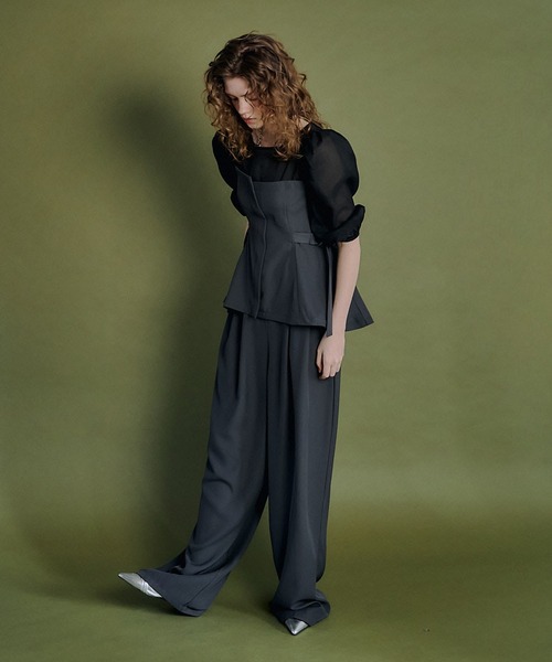 スーツ・フォーマル・ドレス et.UNiVER separated pants combination separated pants combination（パンツドレス）｜et.UNiVER（エト