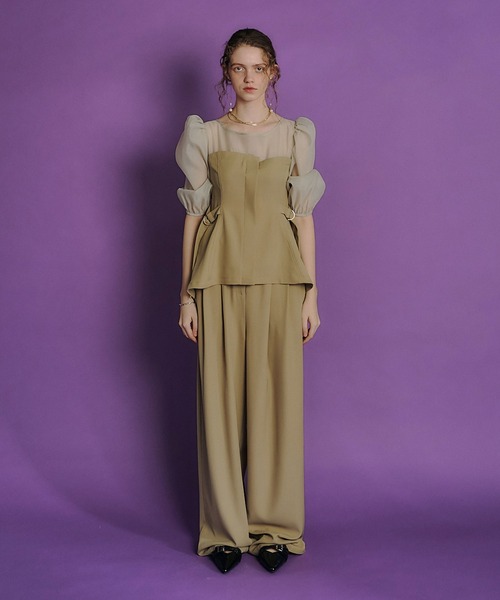 スーツ・フォーマル・ドレス et.UNiVER separated pants combination separated pants combination（パンツドレス）｜et.UNiVER（エト