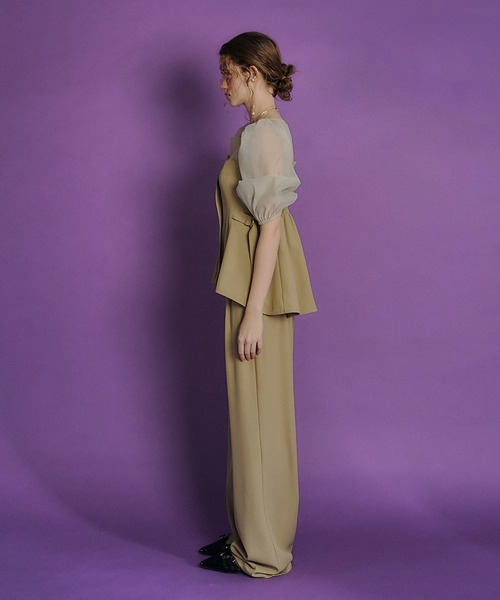 スーツ・フォーマル・ドレス et.UNiVER separated pants combination separated pants combination（パンツドレス）｜et.UNiVER（エト