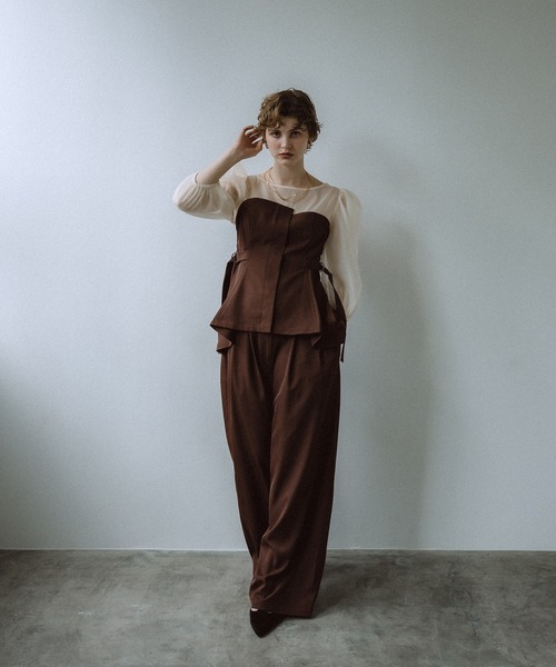 separated pants combination（パンツドレス）｜et.UNiVER（エト