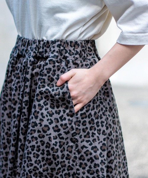 D.M.G / ディーエムジー ] 20Sツイルアニマルプリント マキシ丈