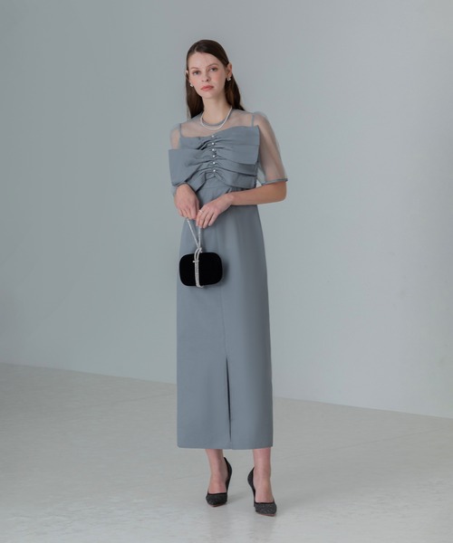 Leja（レジャ）の「【LEJA】フロントプリーツシアースリーブIライン