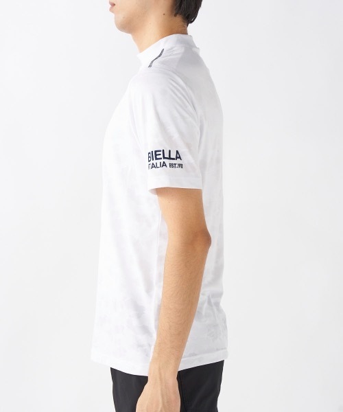 FILA GOLF(フィラゴルフ )の「【FILA GOLF/フィラゴルフ】モックネック半袖シャツ ゴルフ(Tシャツ/カットソー・メンズ・ネイビー/ホワイト・LARGE/XX-LARGE/X-LARGE/MEDIUM)」の10枚目の写真