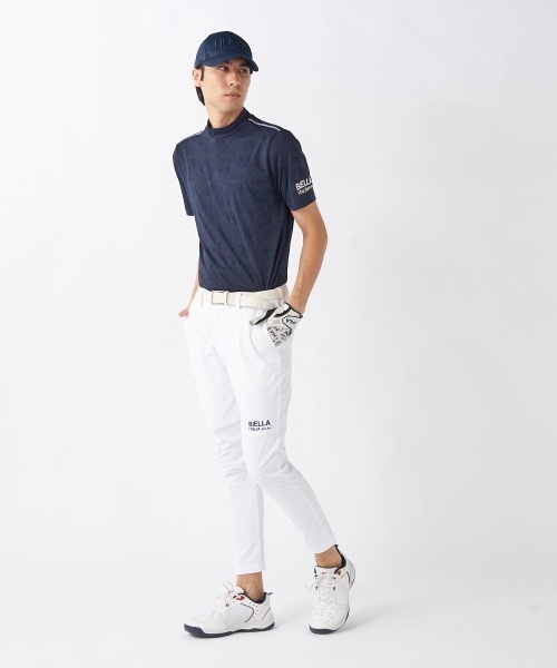 FILA GOLF(フィラゴルフ )の「【FILA GOLF/フィラゴルフ】モックネック半袖シャツ ゴルフ(Tシャツ/カットソー・メンズ・ネイビー/ホワイト・LARGE/XX-LARGE/X-LARGE/MEDIUM)」の21枚目の写真