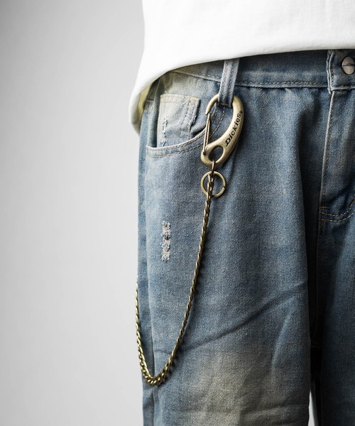 Dickies（ディッキーズ）の「【RS】【Dickies（ディッキーズ）】カラビナフック/ウォレットチェーン（ウォレットチェーン・メンズ・シルバー/ゴールド/ブラック・FREE）」の3枚目の写真
