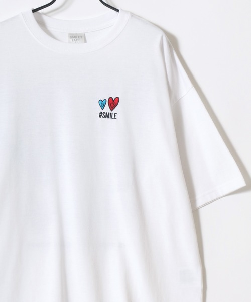 SMILEY FACE(スマイリーフェイス)の「SMILEY FACE/スマイリーフェイス 吸水速乾/UVカット オーバーサイズ バックプリント ロゴ ワンポイント刺繍 半袖Tシャツ/レディース メンズ(Tシャツ/カットソー・レディース・ブルー系その他/ネイビー/ホワイト系その他/ホワイト/ブラック系その他4/ホワイト系その他3/ブラック系その他5/ブラック系その他3/ホワイト系その他2/ブラック系その他/ブラック系その他2/ブラック・M/LL/L)」の18枚目の写真