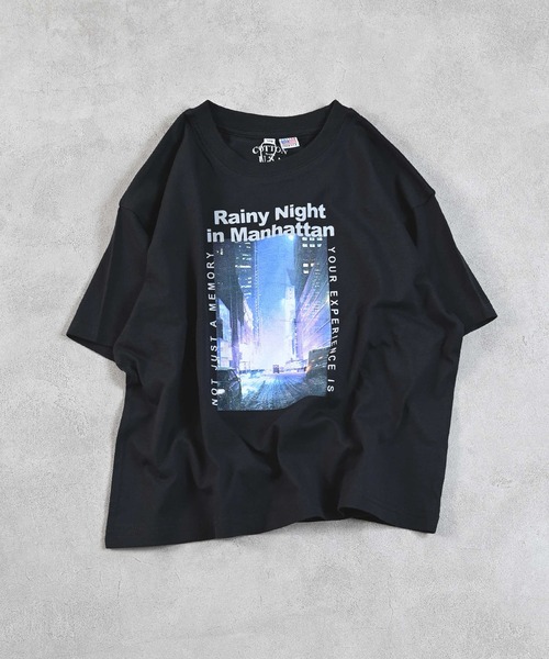 Life Support Products（ライフサポートプロダクツ）の「【COTTON from U.S.A】ビッグシルエットフォトプリントTシャツ（Tシャツ/カットソー・キッズ・ホワイト系1/ホワイト系2/ホワイト系3/ブラック系2/ホワイト系4/ブラック系1/ブラック系3/ブラック系4・150/110/80/90/95/100/120/130/140）」の7枚目の写真