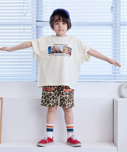 Life Support Products（ライフサポートプロダクツ）の「【COTTON from U.S.A】ビッグシルエットフォトプリントTシャツ（Tシャツ/カットソー・キッズ・ホワイト系1/ホワイト系2/ホワイト系3/ブラック系2/ホワイト系4/ブラック系1/ブラック系3/ブラック系4・150/110/80/90/95/100/120/130/140）」の17枚目の写真