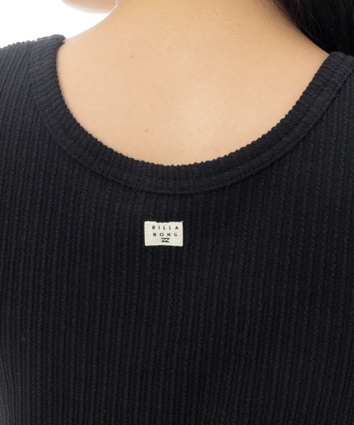BILLABONG(ビラボン)の「BILLABONG レディース 【CHILLWEAR】 JACQUARD RIB TANK TOP タンクトップ 【2025年春夏モデル】/ビラボンセットアップ対応タンクトップ(タンクトップ・レディース・アイボリー/オレンジ系その他/ブラック・MEDIUM)」の13枚目の写真