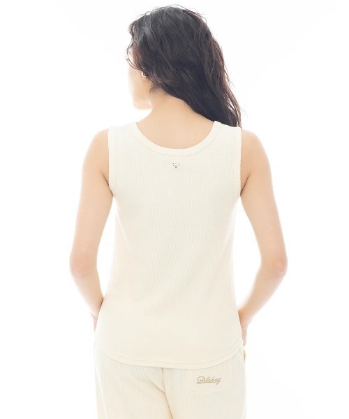 BILLABONG(ビラボン)の「BILLABONG レディース 【CHILLWEAR】 JACQUARD RIB TANK TOP タンクトップ 【2025年春夏モデル】/ビラボンセットアップ対応タンクトップ(タンクトップ・レディース・アイボリー/オレンジ系その他/ブラック・MEDIUM)」の8枚目の写真