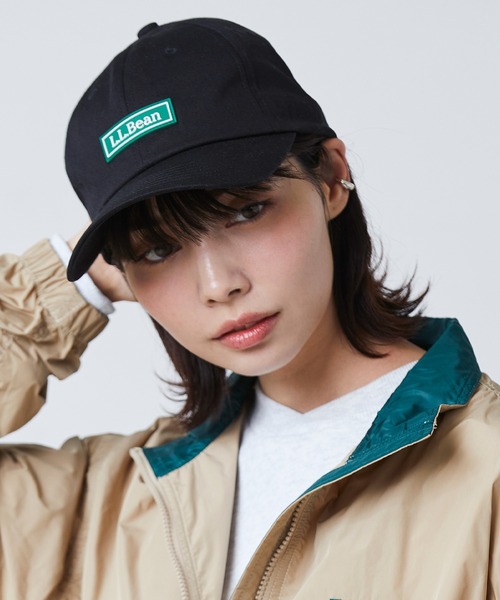 L.L.Bean(エルエルビーン)の「ウォーターレペレント・コットン・ツイル・6パネル・キャップ(キャップ・メンズ・ネイビー/ベージュ/オフホワイト/ブラック・LARGE)」の13枚目の写真