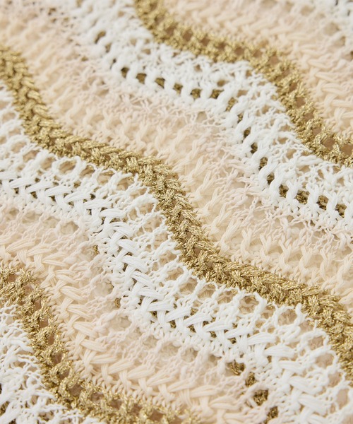 Coohem(コーヘン)の「【COOHEM(コーヘン)】ZIGZAG SUKASHI KNIT PULLOVER【WEB・一部店舗限定】【一部別注カラー】/洗える(ポロシャツ・レディース・ゴールド/ブラック/ブルー系その他5・FREE)」の18枚目の写真