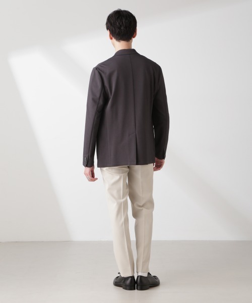 NANO universe(ナノユニバース)の「「N JACKET PREMIUM」IN DRY カノコストレッチジャケット(テーラードジャケット・メンズ・チャコール/ネイビー・S/M/L)」の9枚目の写真