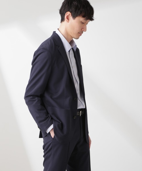 NANO universe(ナノユニバース)の「「N JACKET PREMIUM」IN DRY カノコストレッチジャケット(テーラードジャケット・メンズ・チャコール/ネイビー・S/M/L)」の11枚目の写真