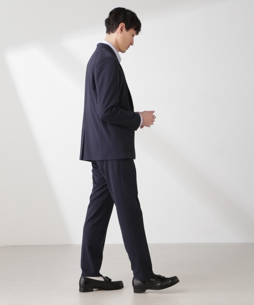 NANO universe(ナノユニバース)の「「N JACKET PREMIUM」IN DRY カノコストレッチジャケット(テーラードジャケット・メンズ・チャコール/ネイビー・S/M/L)」の15枚目の写真