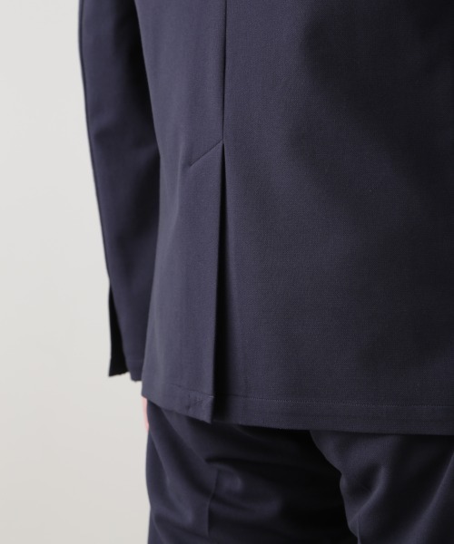 NANO universe(ナノユニバース)の「「N JACKET PREMIUM」IN DRY カノコストレッチジャケット(テーラードジャケット・メンズ・チャコール/ネイビー・S/M/L)」の19枚目の写真