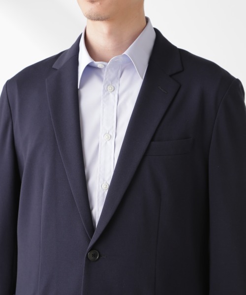 NANO universe(ナノユニバース)の「「N JACKET PREMIUM」IN DRY カノコストレッチジャケット(テーラードジャケット・メンズ・チャコール/ネイビー・S/M/L)」の20枚目の写真