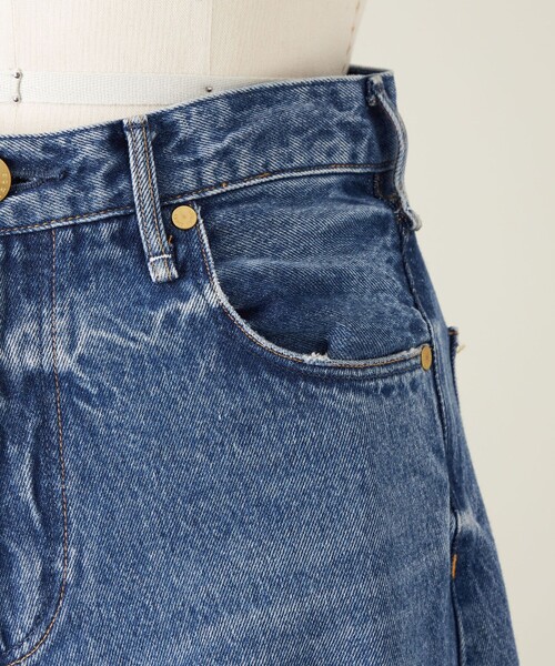 【conte】 upper hights デニムワイドパンツ 23 upper hights for conte デニムワイドパンツ DEUX2 - メルカリ