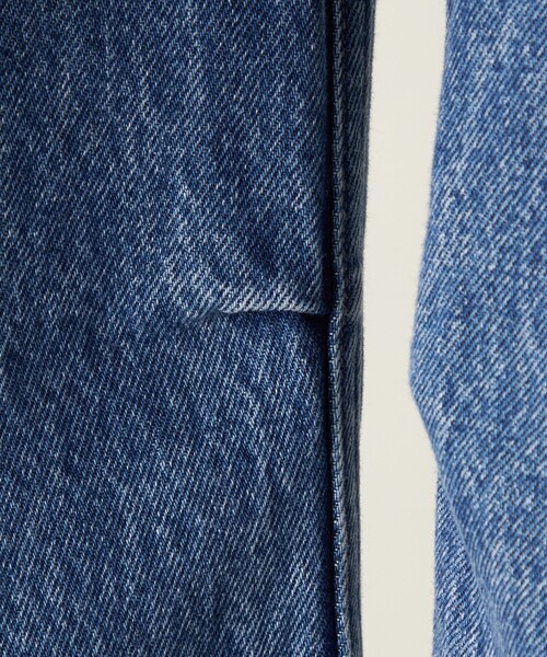 別注】＜upper hights for conte＞ デニムワイドパンツ DEUX②
