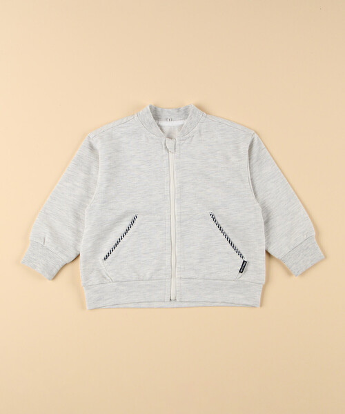 COMME CA ISM（コムサイズム）の「ギンガムチェック使い パーカー（パーカー・キッズ・ブラック/オートミール・80-90cm）」の12枚目の写真