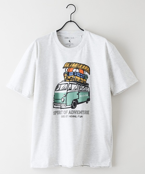 JEANS MATE(ジーンズメイト)の「【汗染みの目立ちにくいTシャツ ZEROSTAIN/ゼロステイン】プリントTシャツ 防汚 UVカット ワーゲンバスライク フィッシング 釣り トラウト(Tシャツ/カットソー・メンズ・ブルー系その他2/ブルー系その他/ホワイト系その他2/ベージュ系その他・X-LARGE/LARGE/MEDIUM)」の16枚目の写真