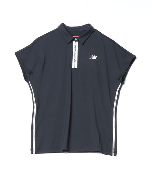 NEW BALANCE(ニューバランス)の「ニューバランス New Balance FRENCH SLEEVE COLLAR SHIRT(シャツ/ブラウス・レディース・ブラック/ホワイト/ベージュ・M/L/XL)」の2枚目の写真