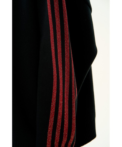 DISCOVERED(ディスカバード)の「LAME LAME LINE COTTON KNIT(ニット/セーター・メンズ・グレー/ブラック・LARGE/SMALL)」の12枚目の写真