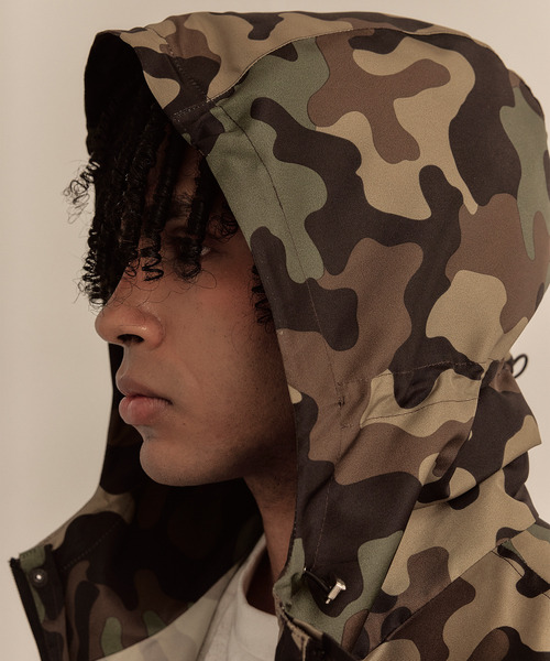 LIBERE(リベーレ)の「LIBERE リベーレ / OVERSIZED RAIN COAT 撥水オーバーサイズモッズコート レインコート / 251111-251112(モッズコート・メンズ・カモフラージュ/ブラック・LARGE/MEDIUM/SMALL)」の19枚目の写真