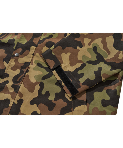 LIBERE(リベーレ)の「LIBERE リベーレ / OVERSIZED RAIN COAT 撥水オーバーサイズモッズコート レインコート / 251111-251112(モッズコート・メンズ・カモフラージュ/ブラック・LARGE/MEDIUM/SMALL)」の11枚目の写真