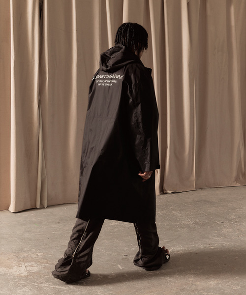 LIBERE(リベーレ)の「LIBERE リベーレ / OVERSIZED RAIN COAT 撥水オーバーサイズモッズコート レインコート / 251111-251112(モッズコート・メンズ・カモフラージュ/ブラック・LARGE/MEDIUM/SMALL)」の5枚目の写真