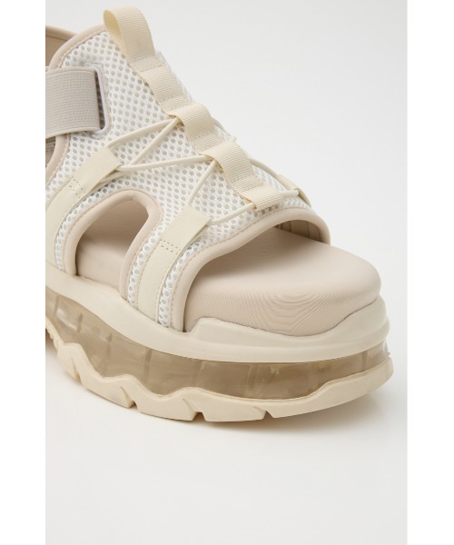 RODEO CROWNS WIDE BOWL（ロデオクラウンズワイドボウル）の「クリアソール ボリュームサンダル（サンダル・レディース・マルチ/オフホワイト/ブラック・MEDIUM/SMALL/LARGE）」の20枚目の写真