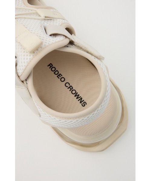 RODEO CROWNS WIDE BOWL（ロデオクラウンズワイドボウル）の「クリアソール ボリュームサンダル（サンダル・レディース・マルチ/オフホワイト/ブラック・MEDIUM/SMALL/LARGE）」の12枚目の写真