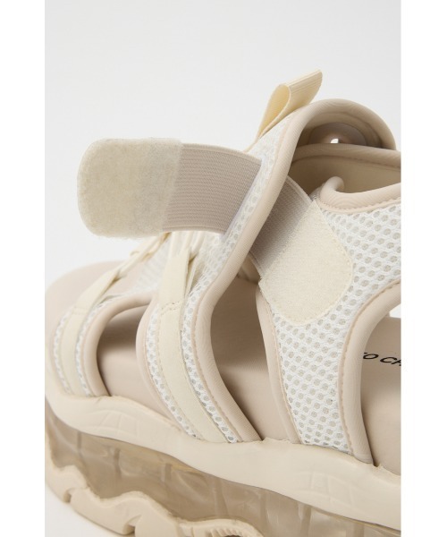 RODEO CROWNS WIDE BOWL（ロデオクラウンズワイドボウル）の「クリアソール ボリュームサンダル（サンダル・レディース・マルチ/オフホワイト/ブラック・MEDIUM/SMALL/LARGE）」の13枚目の写真