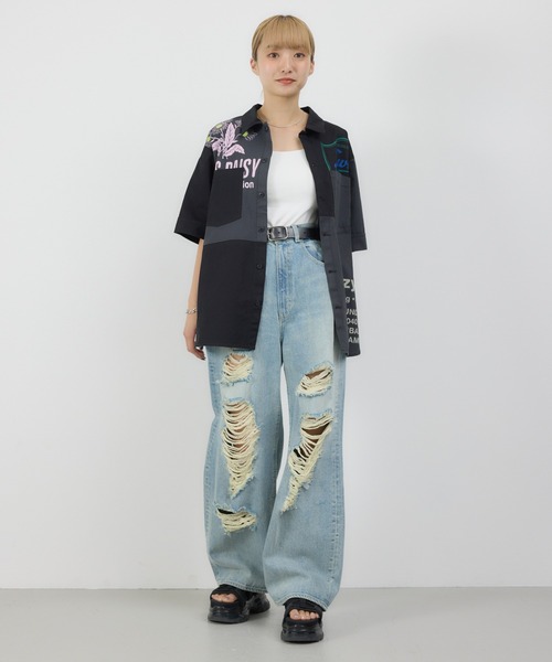 RODEO CROWNS WIDE BOWL（ロデオクラウンズワイドボウル）の「クリアソール ボリュームサンダル（サンダル・レディース・マルチ/オフホワイト/ブラック・MEDIUM/SMALL/LARGE）」の7枚目の写真