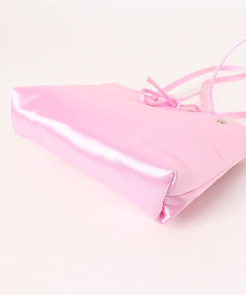 UP START（アップスタート）の「【LAMPOON】サテンミニトート（トートバッグ・レディース・ピンク/ブルー・FREE）」の8枚目の写真