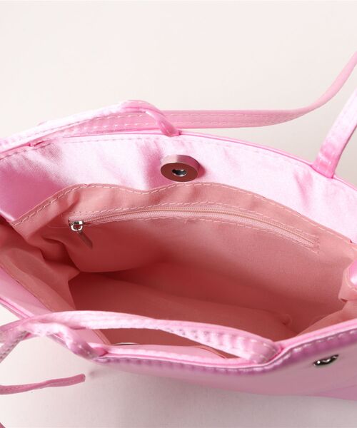 UP START（アップスタート）の「【LAMPOON】サテンミニトート（トートバッグ・レディース・ピンク/ブルー・FREE）」の9枚目の写真