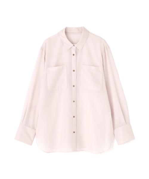 NATURAL BEAUTY BASIC(ナチュラルビューティーベーシック)の「◇シアーシャツシリーズ オーバーフォルム(シャツ/ブラウス・レディース・グレー/ダークブラウン/ベージュ・FREE)」の13枚目の写真