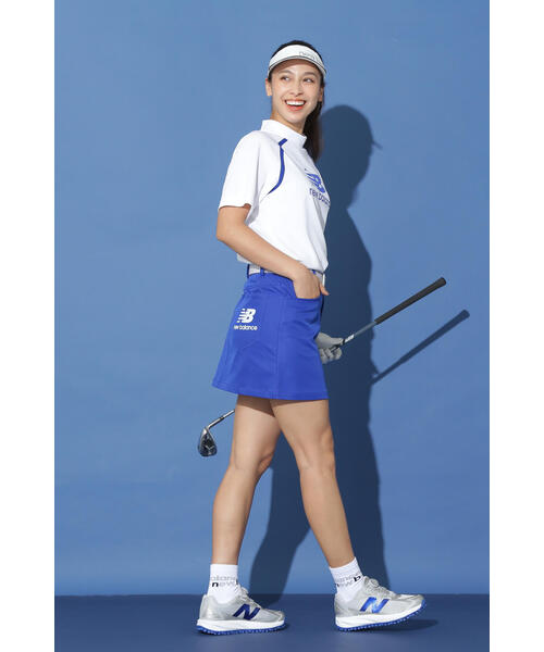 セール】【new balance golf】ハーフスリーブ モックネック プル