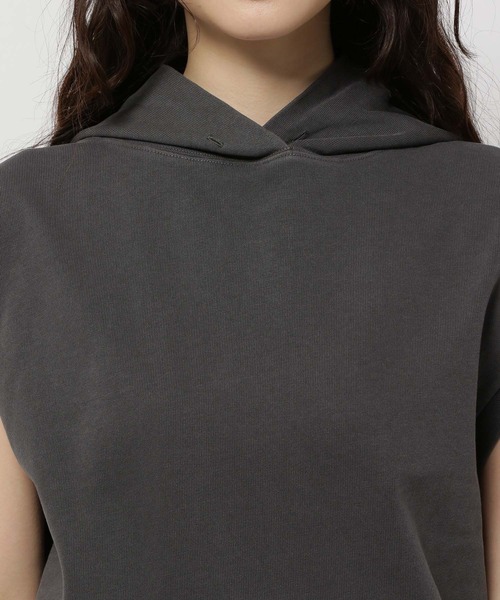 Champion（チャンピオン）の「【Champion(チャンピオン)】フードプルオーバーベスト2（ベスト・レディース・ライトグレー/ライトグリーン/ブラック・MEDIUM/LARGE）」の16枚目の写真