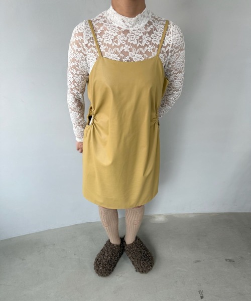 SANSeLF（サンセルフ）の「【SANSeLF】 レースボディスーツ ロングスリーブ ハイネックフィット sanw25s074（その他トップス・レディース・ホワイト/ブラック・FREE）」の5枚目の写真