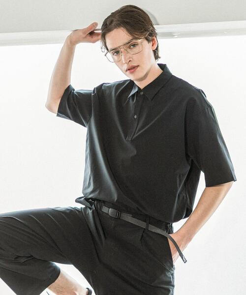 URBAN RESEARCH（アーバンリサーチ）の「『XLサイズあり』『撥水』SOLOTEX STRETCH ポロシャツ（ポロシャツ・メンズ・ブラック/グレー系その他/ネイビー・MEDIUM/LARGE/X-LARGE）」の6枚目の写真