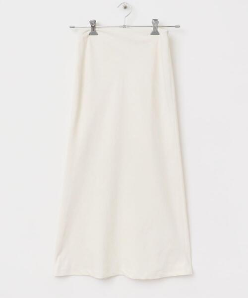 URBAN RESEARCH ROSSO WOMEN（アーバンリサーチ　ロッソ）の「接触冷感リネン混バイヤススカート（スカート・レディース・オフホワイト/チャコールグレー/グリーン系その他・36/38）」の9枚目の写真