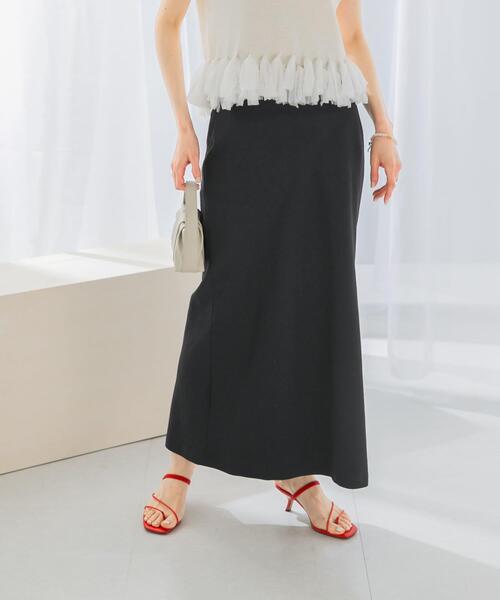 URBAN RESEARCH ROSSO WOMEN（アーバンリサーチ　ロッソ）の「接触冷感リネン混バイヤススカート（スカート・レディース・オフホワイト/チャコールグレー/グリーン系その他・36/38）」の19枚目の写真