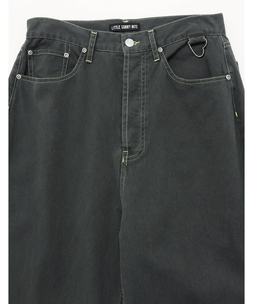 Little sunny bite（リトルサニーバイト）の「littlesunnybite/リトルサニーバイト/twill pants（その他パンツ・レディース・ピンク/ブラック/ブルー・M/S）」の14枚目の写真