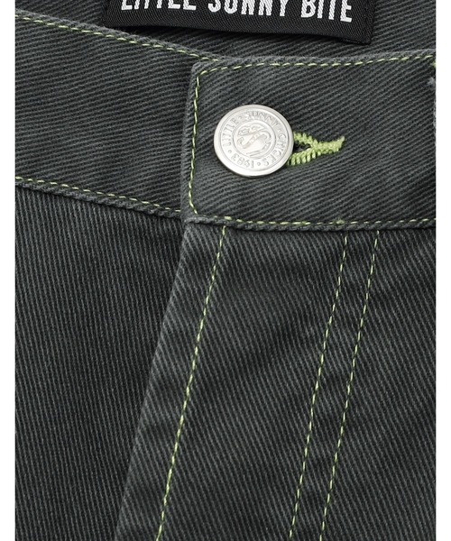 Little sunny bite（リトルサニーバイト）の「littlesunnybite/リトルサニーバイト/twill pants（その他パンツ・レディース・ピンク/ブラック/ブルー・M/S）」の17枚目の写真