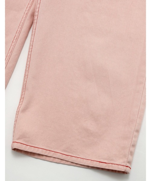 Little sunny bite（リトルサニーバイト）の「littlesunnybite/リトルサニーバイト/twill pants（その他パンツ・レディース・ピンク/ブラック/ブルー・M/S）」の4枚目の写真