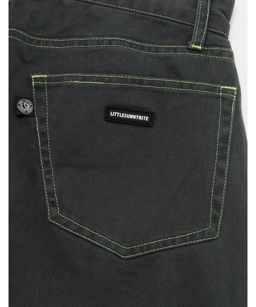 Little sunny bite（リトルサニーバイト）の「littlesunnybite/リトルサニーバイト/twill pants（その他パンツ・レディース・ピンク/ブラック/ブルー・M/S）」の12枚目の写真